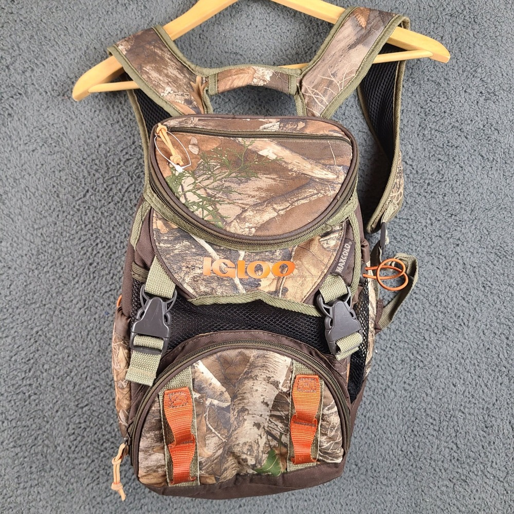 Igloo MaxCold Backpack Cooler Camouflage Hunting Fishing Insulated Bag Camo